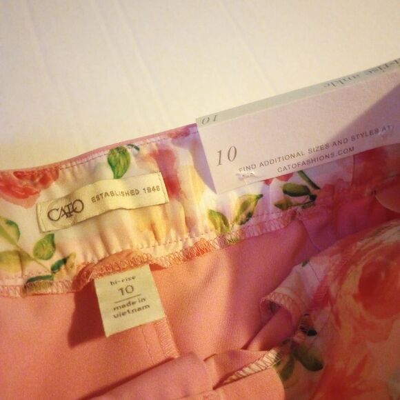 New Cato Scalloped Hem High Waist Ankle Pants - Picture 6 of 10